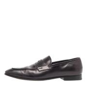 Pre-owned Leather flats Prada Vintage , Black , Heren