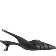 Zwarte platte sandalen voor vrouwen Högl , Black , Dames