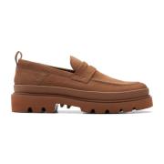 Bruine Step Loafers voor Mannen Clarks , Brown , Heren