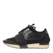 Pre-owned Leather sneakers Balenciaga Vintage , Black , Dames