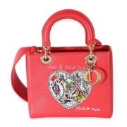 Pre-owned Leather dior-bags Dior Vintage , Red , Dames