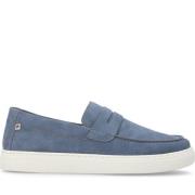 Blauwe Sneakers voor Mannen Rieker , Blue , Heren