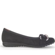 Zwarte Gesloten Ballerina's Dames Schoenen Gabor , Black , Dames