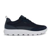 Blauwe Sneakers voor Mannen Geox , Blue , Heren