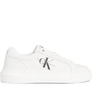 Witte Chunky Sneakers voor Vrouwen Calvin Klein Jeans , White , Dames