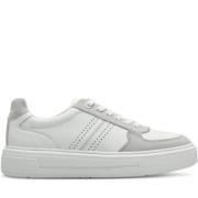 Witte Grijze Sneakers voor Vrouwen s.Oliver , White , Dames