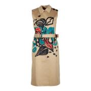 Pre-owned Cotton dresses Marni Pre-owned , Beige , Dames