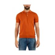Heren Polo Shirt Hindustrie , Orange , Heren