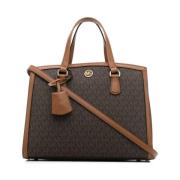 Bruine Satchel Handtas voor Vrouwen Michael Kors , Brown , Dames