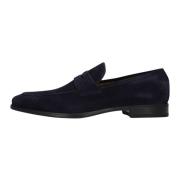 Klassieke Loafer 50504 in Suède Giorgio , Blue , Heren