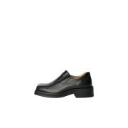 Croco Loafers met Chunky Sole Soulland , Black , Heren