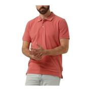 Heren Polo T-shirts Mapoleo Melange Matinique , Pink , Heren