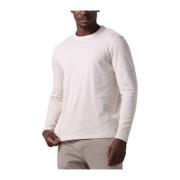 Heren Polo & T-shirt Lange Mouw Profuomo , Beige , Heren