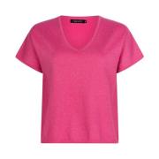Stijlvolle T-shirts voor elke gelegenheid Ydence , Pink , Dames
