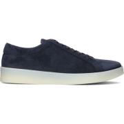 Blauwe Suède Sneakers Stefano Lauran , Blue , Heren