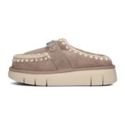 Dames Bounce Clog Pantoffels Mou , Beige , Dames