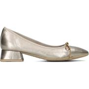 Gouden Leren Ballerinas met Strik Hispanitas , Yellow , Dames