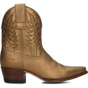 Gouden Western Style Enkellaarzen Sendra , Yellow , Dames