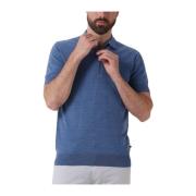 Blauw Polo Shirt Mapolo Knit Matinique , Blue , Heren