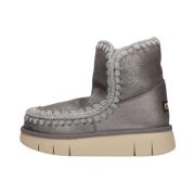 Grijze Eskimo 18bounce Enkellaarsjes Mou , Gray , Dames