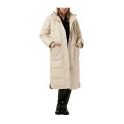 Dames Gewatteerde Jas in Creme Moves , Beige , Dames