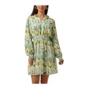 Groen Hart Korte Jurk Minus , Multicolor , Dames