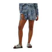 Blauwe Zomer Shorts Samee Ibana , Multicolor , Dames