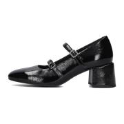 Elegante Zwarte Lakleren Pumps Vagabond Shoemakers , Black , Dames