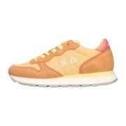 Ally Solid Nylon Sneakers Sun68 , Orange , Dames