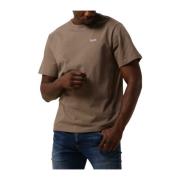 Heren Bass T-shirt Forét , Brown , Heren