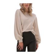 Dames Truien & vesten Babs Pullover Knit-ted , Beige , Dames