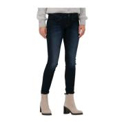 Lynn Mid Skinny Jeans Vrouwen G-star , Blue , Dames