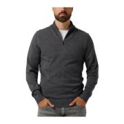 Merino Quarter Zip Sweater Calvin Klein , Gray , Heren