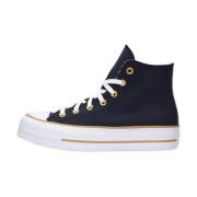 Hoge Top Lift Platform Sneakers Converse , Blue , Dames