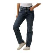 Straight Leg Jeans voor Vrouwen G-star , Blue , Dames