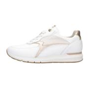 Witte Lage Comfort Sneakers Gabor , White , Dames