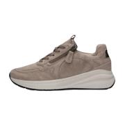 Beige Lage Sneakers Stijlvolle Rits Gabor , Beige , Dames