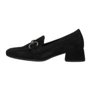 Zwarte Loafers met Blokhak Gabor , Black , Dames