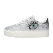 Regenboog Eye Lage Sneakers Kurt Geiger , Gray , Dames