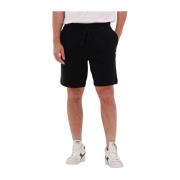 Heren Sweatshorts Zwart Lyle & Scott , Black , Heren