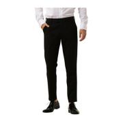 Slim-Liam Tux Broek Flex Selected Homme , Black , Heren