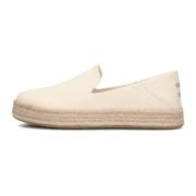 Beige Canvas Espadrilles Carolina Toms , Beige , Dames