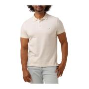 Heren Polo T-shirts Slim Fit Polo Tommy Hilfiger , Beige , Heren