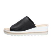 Zwarte Slipper met Gelaagde Zool Gabor , Black , Dames