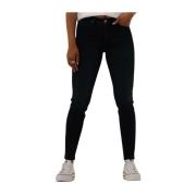 Scarlett High Skinny Jeans Blauw Lee , Blue , Dames