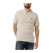 Beige Polo Shirt Zomerstijl Lyle & Scott , Beige , Heren