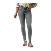 High Rise Skinny Jeans Scotch & Soda , Blue , Dames