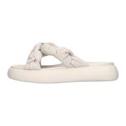 Crossover Knot Alpargata Slippers Toms , Beige , Dames