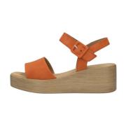 Oranje Suède Sandalen 531 Stijlvol Model Gabor , Orange , Dames