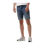 Heren Scanton Kort Blauw Jeans Tommy Jeans , Blue , Heren